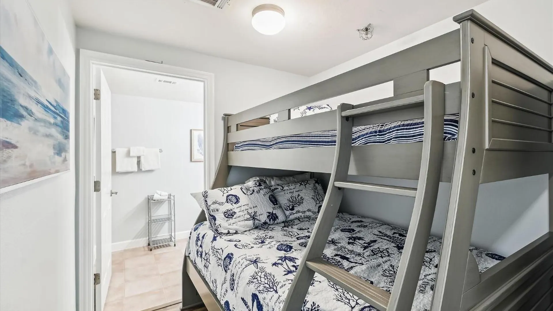 Shores Of Panama 630-1Bdbunks, Sleeps 6, Beach Front! Free Fun! Reserved Parking Space Condo Panama City Beach Apartment