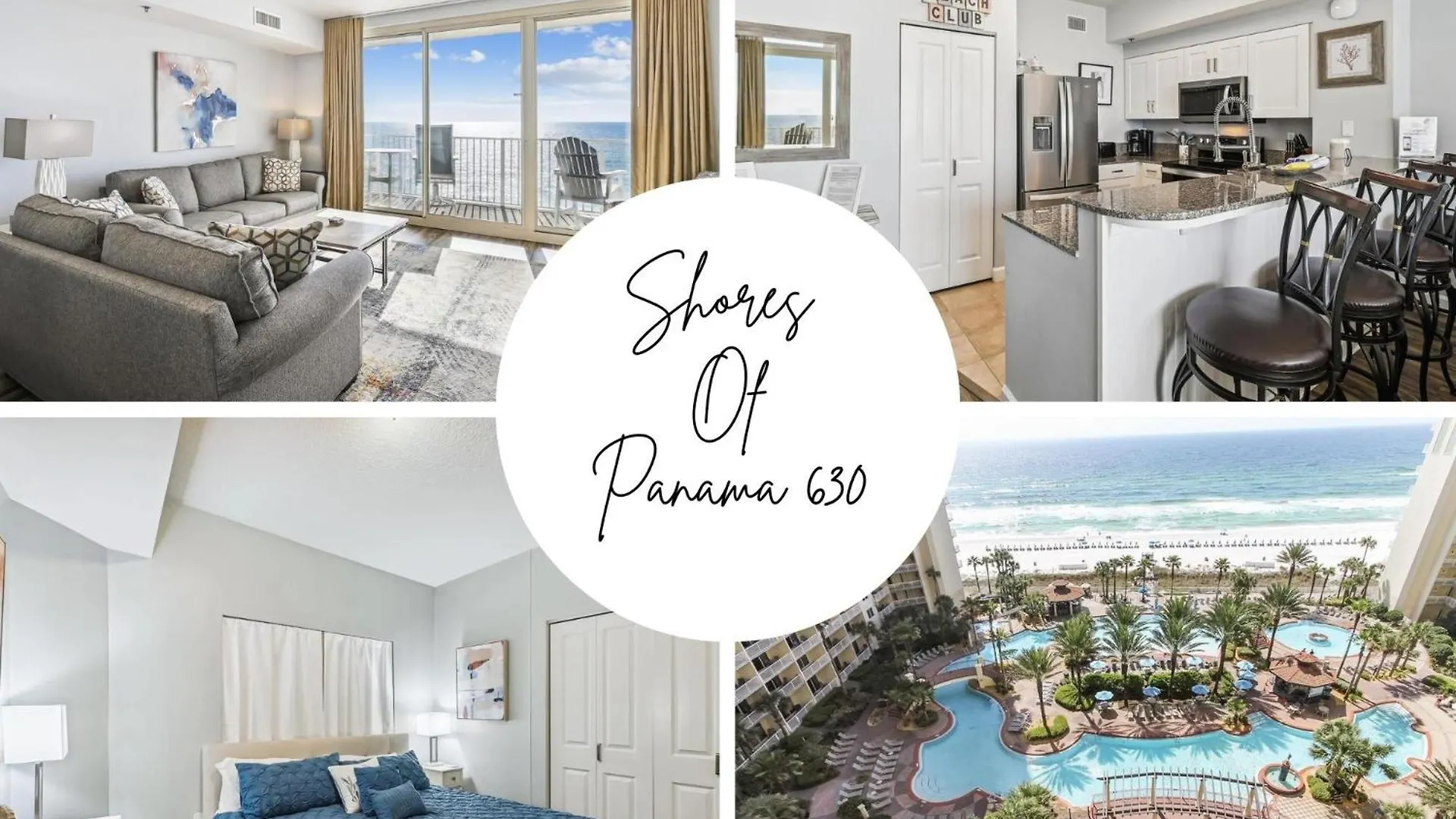Shores Of Panama 630-1Bdbunks, Sleeps 6, Beach Front! Free Fun! Reserved Parking Space Condo Panama City Beach 0*,